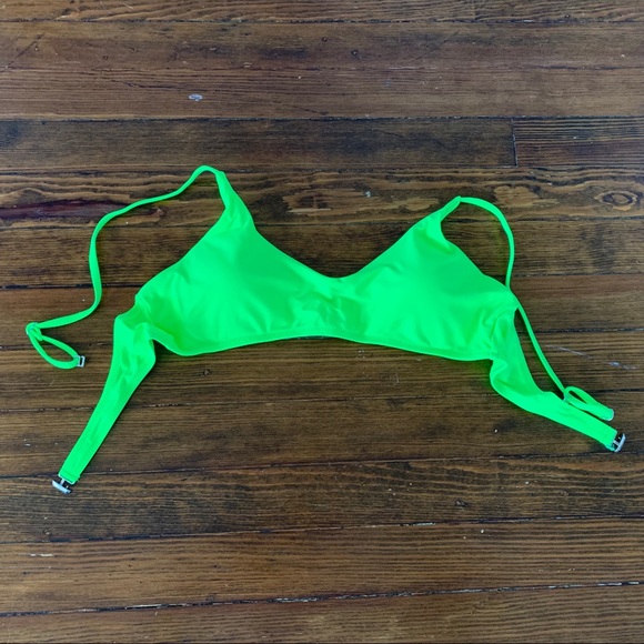 SHEIN Other - Lime green NWT bikini top size M